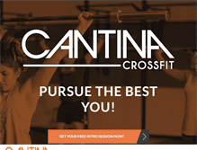Tablet Screenshot of cantinacrossfit.com